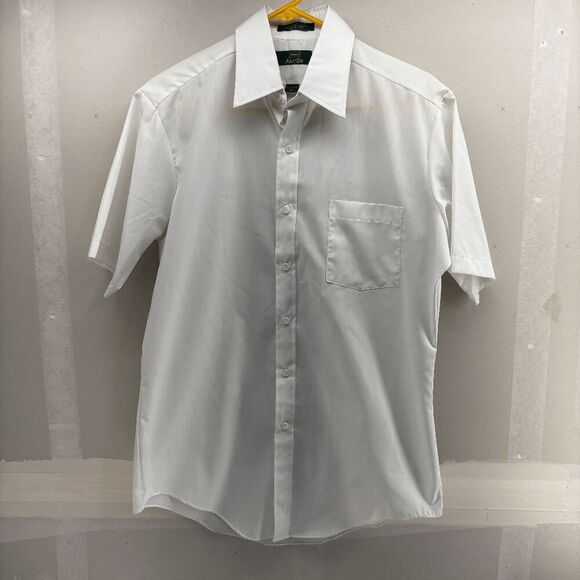 Vintage Sears Men's Store Perma Prest Dress Shirt Men's Size 15 1/2 70s Era EUC - Picture 1 of 4